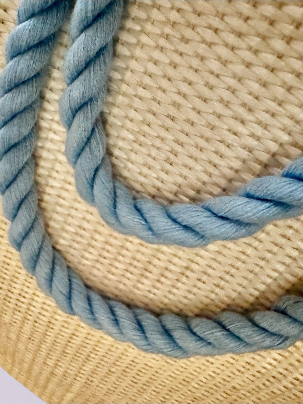 Dolce & Gabbana Cream Woven Tote w Pouch Inside - Picture 11 of 11